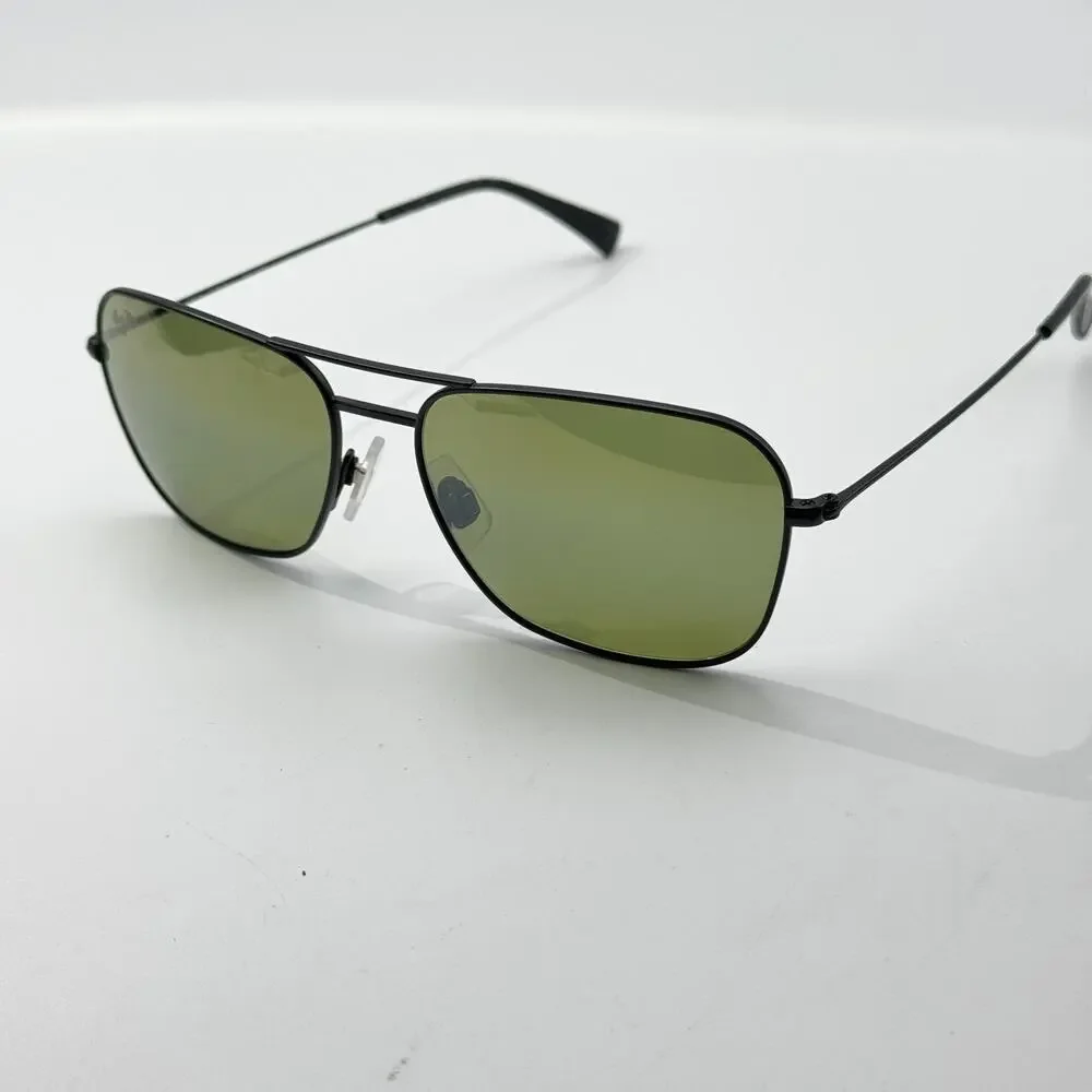 Maui Jim Sunglasses Na'auao MP-SG MJ275-02 Black Navigator Polarized 58-16-145